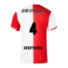 Original Fußballtrikot Feyenoord Rotterdam Rotterdam Geertruida 4 Heimtrikot 2023-24 Für Herren